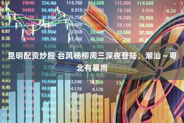 昆明配资炒股 台风杨柳周三深夜登陆,潮汕~粤北有暴雨